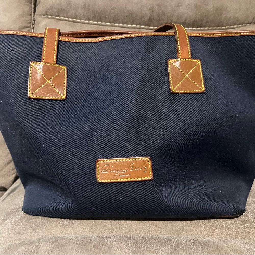 Dooney & Bourke Canvas Tote with Leather Accents